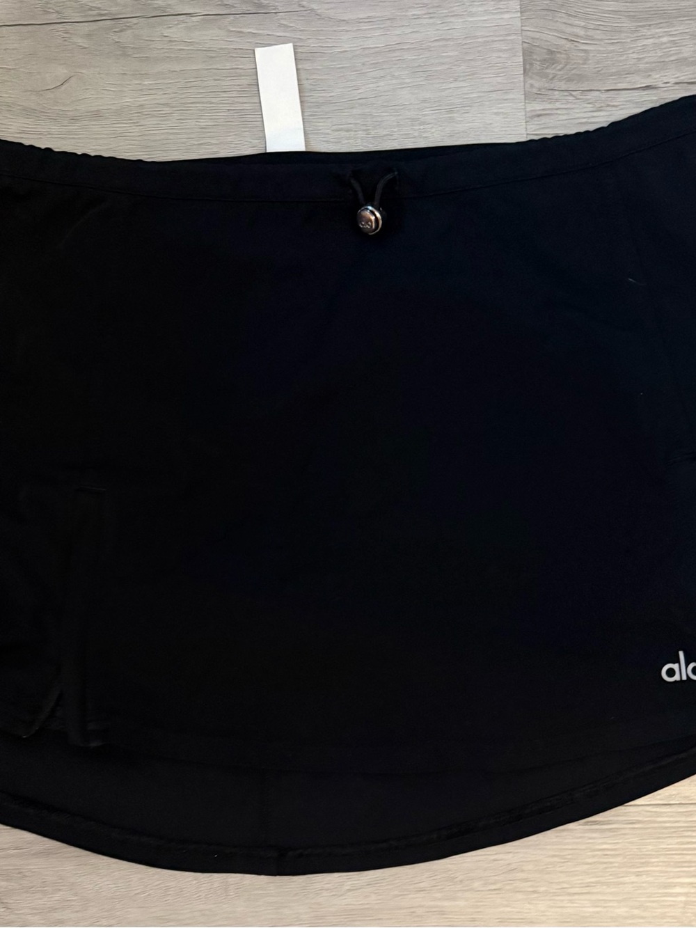 ALO Yoga Women’s Black Athletic Skort- Drawstring Waist